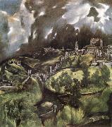 El Greco View of Toledo oil on canvas